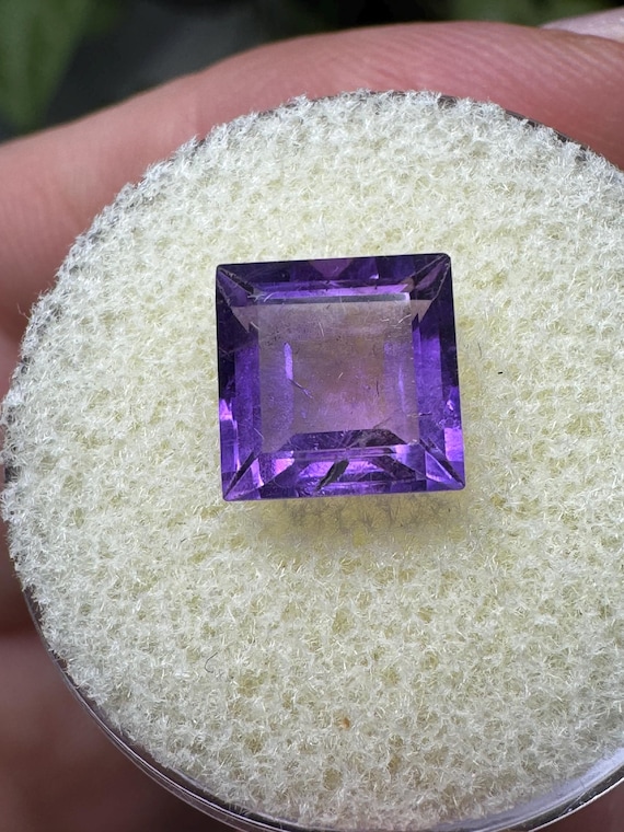 Jackson’s Crossroads Amethyst Gemstone~Princess Cut ~Old Collection~Ledford’s Minerals