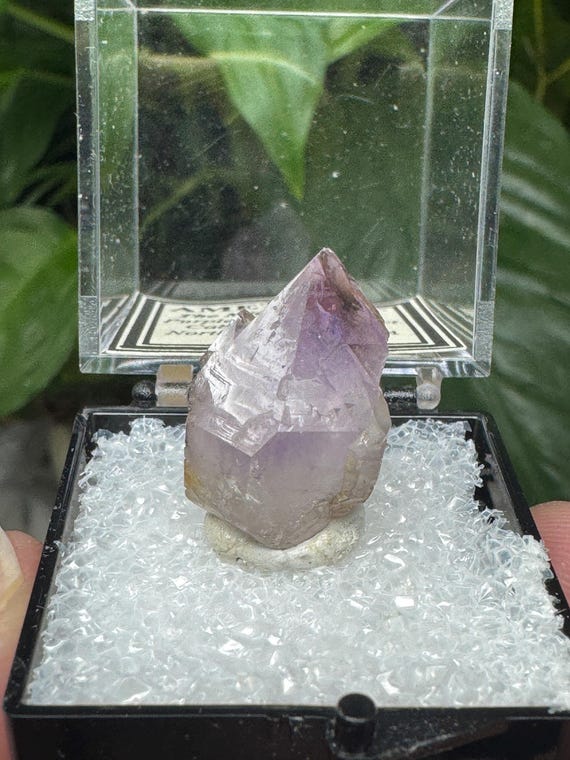 Vibrant Lilac Cabarrus County North Carolina Amethyst Thumbnail~Crsytalline Dream Minerals~Ledford's Minerals