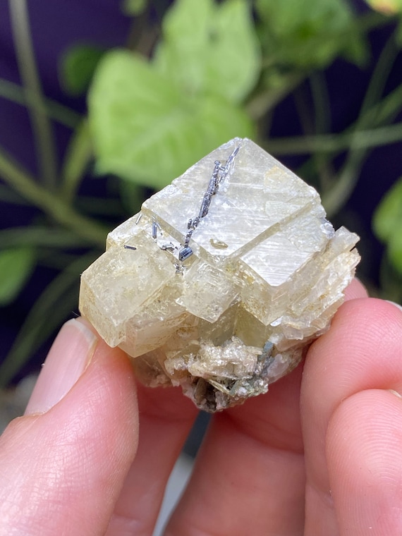 North Carolina Calcite with Rutile