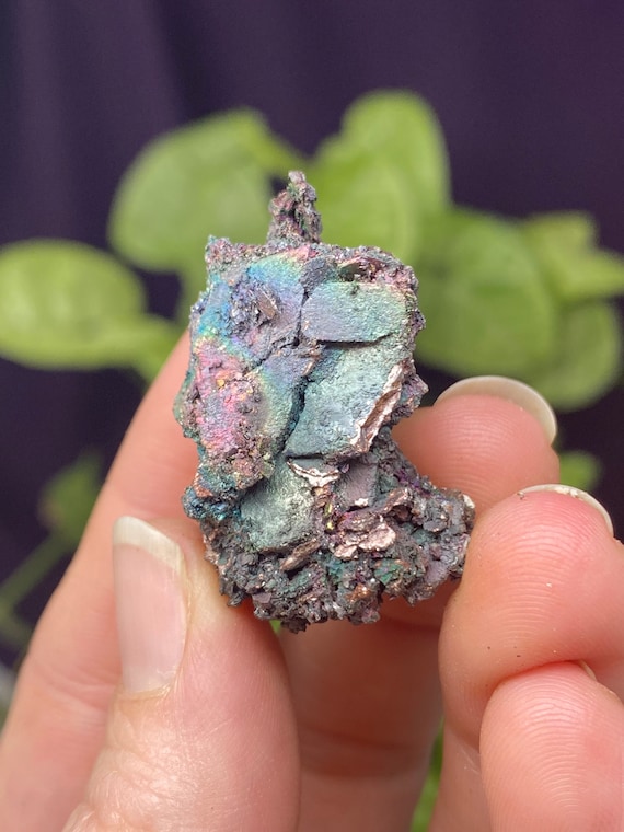 Colorful Graves Mountain Kyanite and Iridescent Hematite