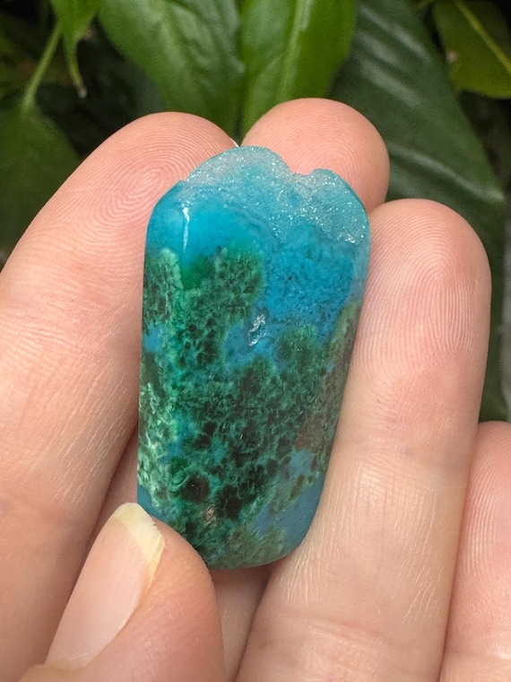 Vibrant Gem Silica With Druzy~Inspiration Mine, Arizona~Nature Made Goods~Ledford’s Minerals