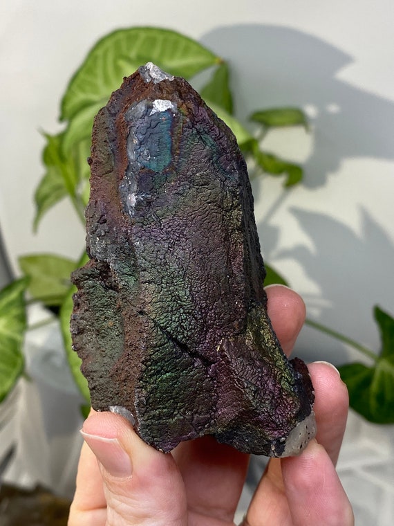 Graves Mountain Quartz With Iridescent Hematite