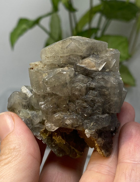 North Carolina Calcite with Muscovite and Siderite Pseudo
