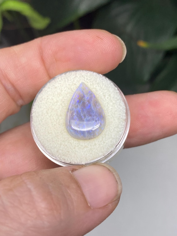 Beautiful Pear Shape Ethiopian Opal Cabachon Stone~Nature Made Goods~Ledford's Minerals