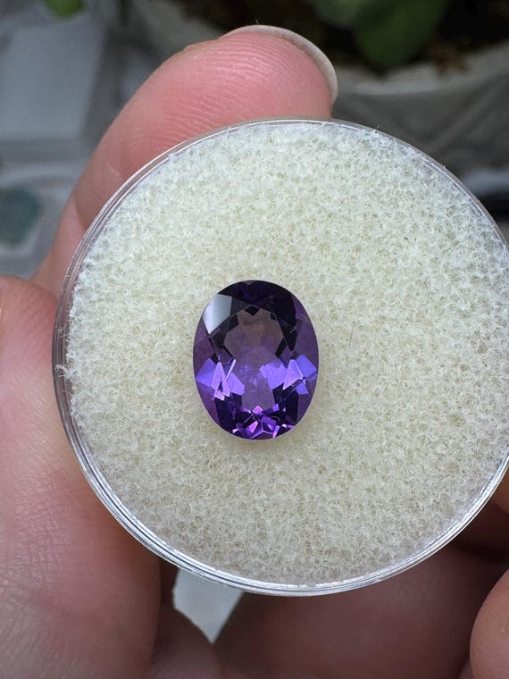 Jackson’s Crossroads Amethyst Gemstone~Oval~Old Collection~Crystalline Dream Minerals-Ledford’s Minerals