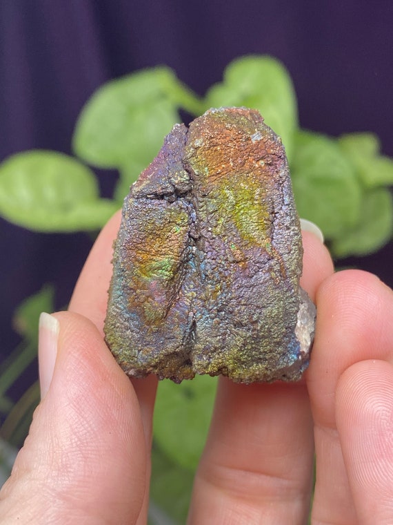 Colorful Graves Mountain Quartz with Iridescent Hematite