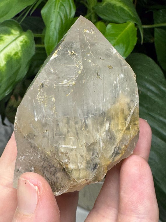 Quartz Crystal with Inclusions~Hiddenite North Carolina~Ex Terry Ledford Collection~Ledford’s Minerals