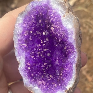 Purple Aura Quartz Geode