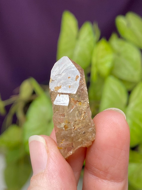 North Carolina Adams Farm Quartz with Super Red Rutile and Mica