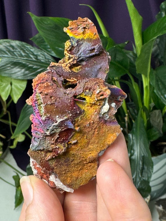 Colorful Graves Mountain Quartz with Iridescent Hematite~Lincoln County GA~Ledford’s Minerals