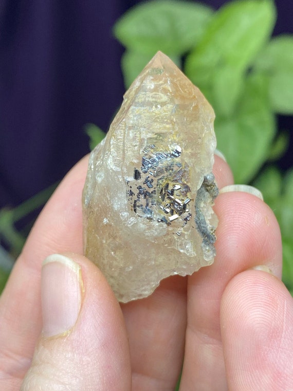 North American Emerald Mine North Carolina Quartz Crystal with Rutile