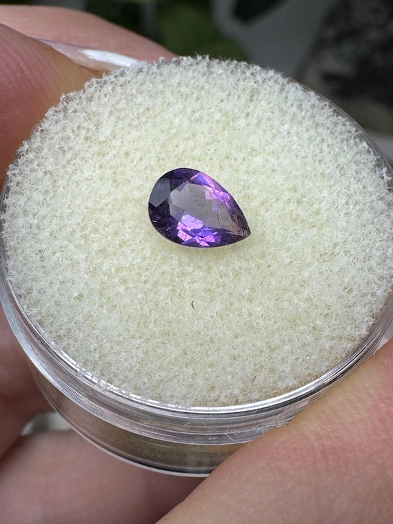 Jackson’s Crossroads Amethyst Gemstone~Pear Cut~Old Collection~Ledford’s Minerals