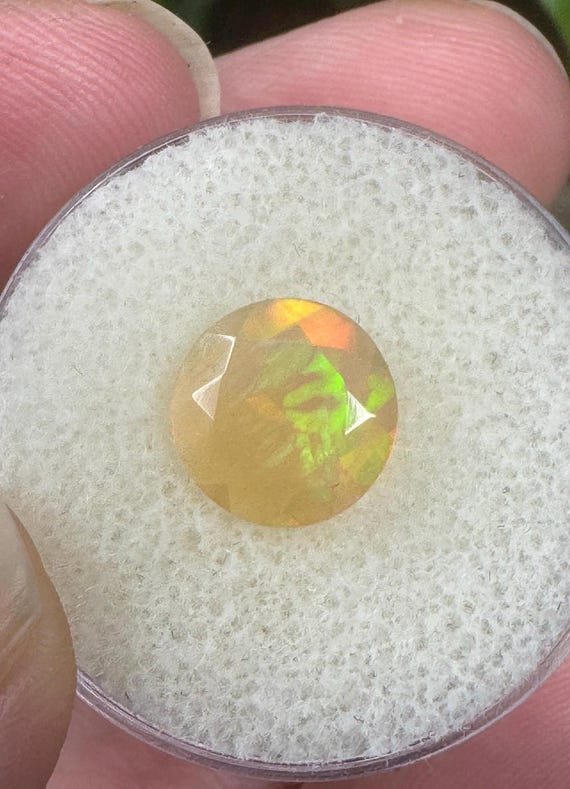 Beautiful Ethiopian Opal Round Gemstone ~Nature Made Goods~Ledford's Minerals