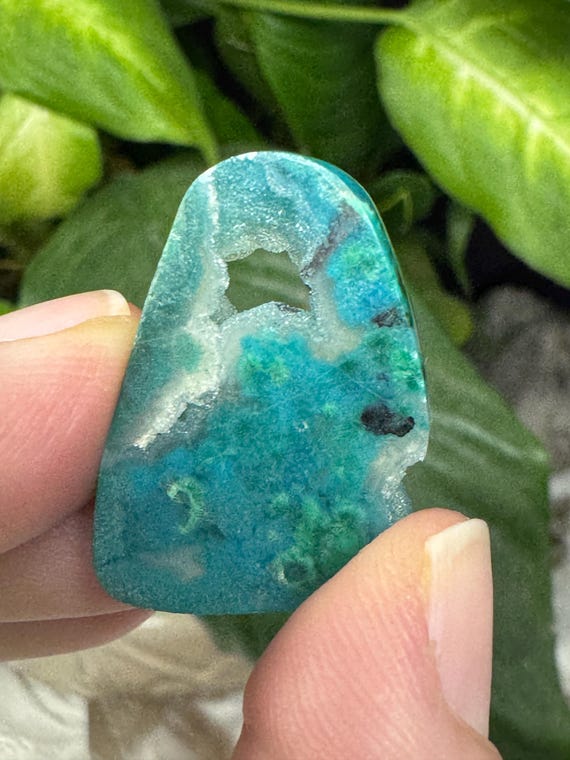 Vibrant Gem Silica With Druzy~Inspiration Mine, Arizona~Nature Made Goods~Ledford’s Minerals
