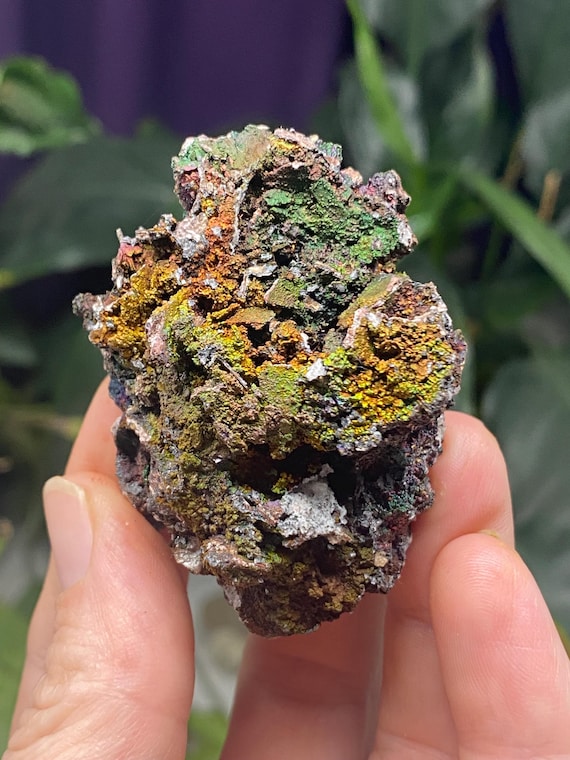 Graves Mountain Quartz and Kyanite with Rainbow Iridescent Hematite