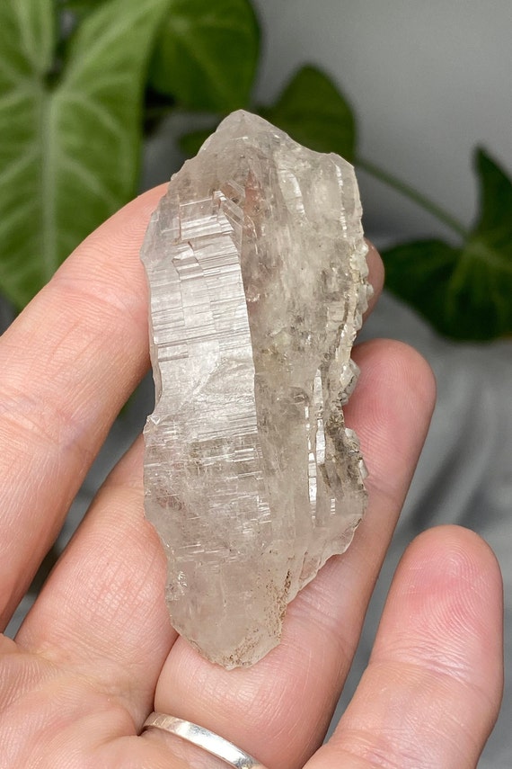 Lustrous North Carolina Double Terminated Healer Quartz Cluster with Calcite and Pyrite