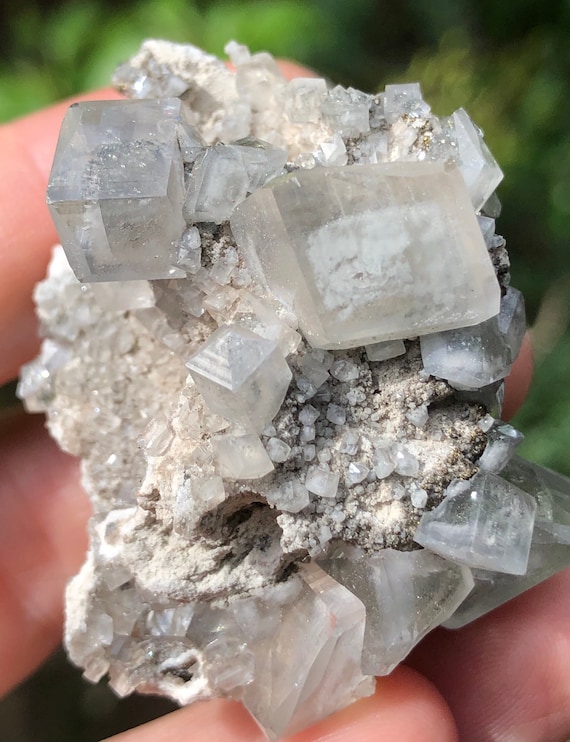 Linwood Mine Calcite Cluster with Marcasite Inclusions