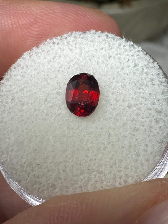 Oval Garnet Gemstone~Crystalline Dream Minerals~Ledfords Minerals