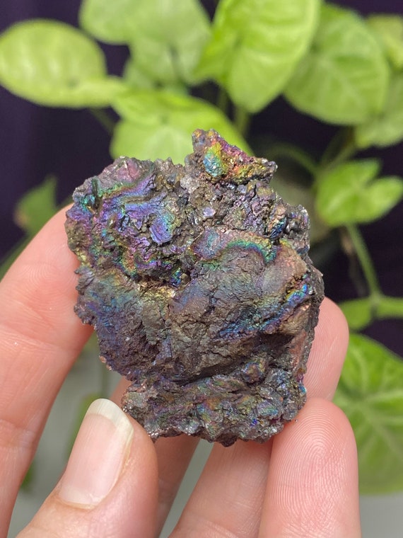 Colorful Graves Mountain Quartz with Iridescent Hematite