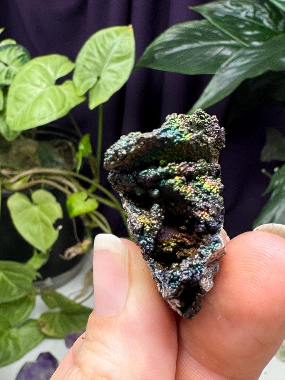 Colorful Kyanite with Rainbow Iridescent Hematite~Graves Mountain Mine~Lincoln County, GA~Ledford’s Minerals