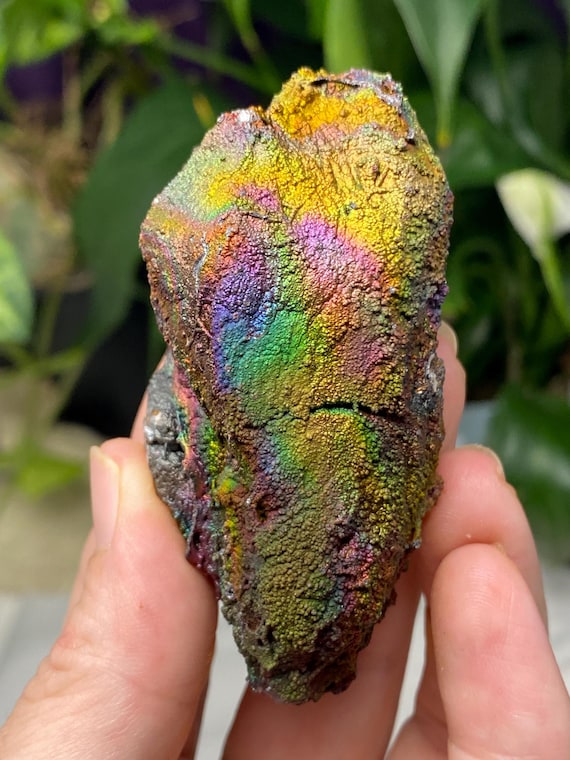 Graves Mountain Quartz with Rainbow Iridescent Hematite~Ex Terry Ledford Collection~Nature Made Goods~Ledford's Minerals