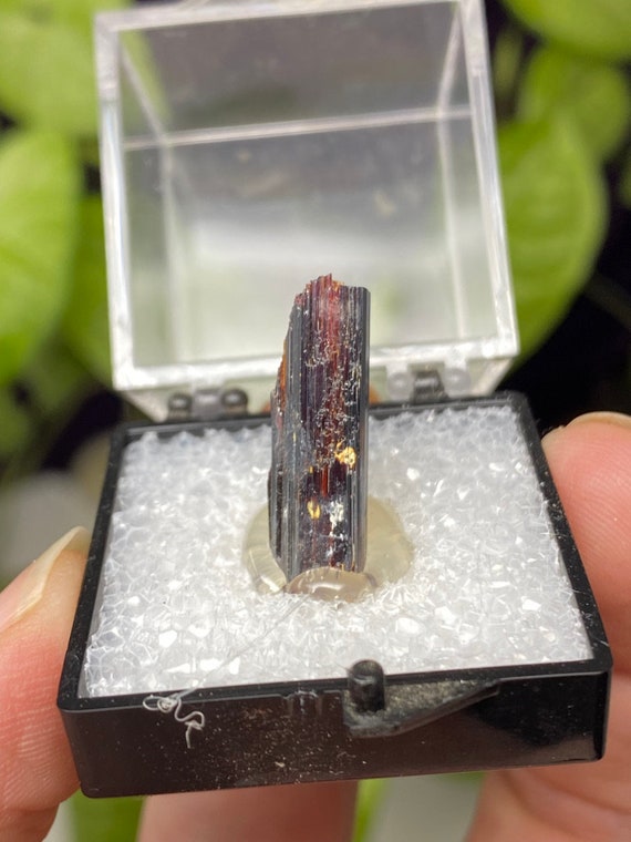 Hiddenite North Carolina Adams Farm Red Rutile Thumbnail