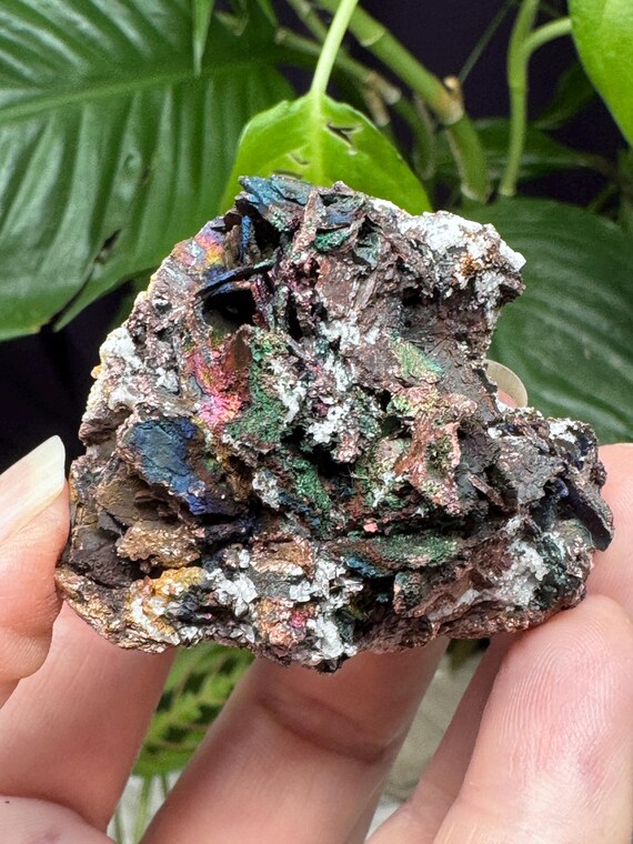 Quartz and Kyanite With Iridescent Hematite~Graves Mountain~Lincolnton GA~Ledford’s Minerals