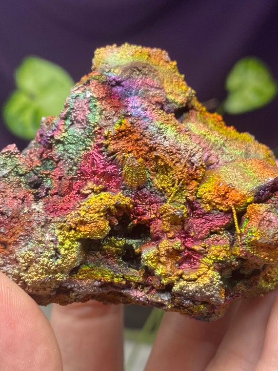 Graves Mountain Quartz with Rainbow Iridescent Hematite~Ex Terry Ledford Collection~Nature Made Goods~Ledford's Minerals