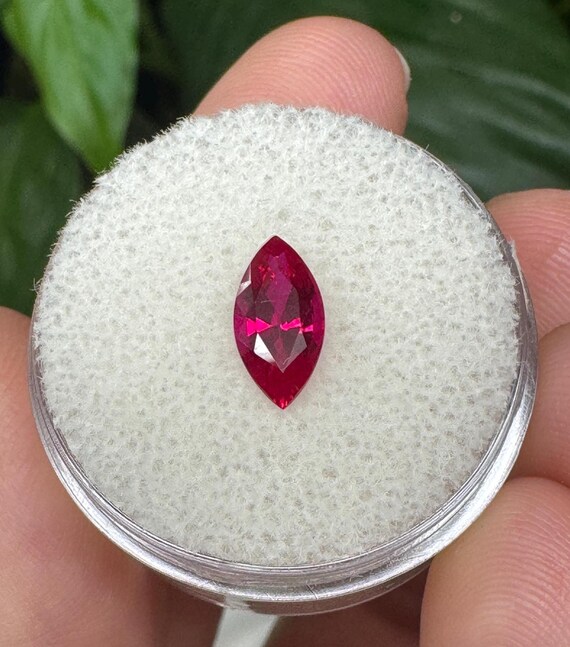 Ruby~Lab Created~Crystalline Dream Minerals~Ledfords Minerals