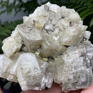 Siderite with Rutile and Calcite