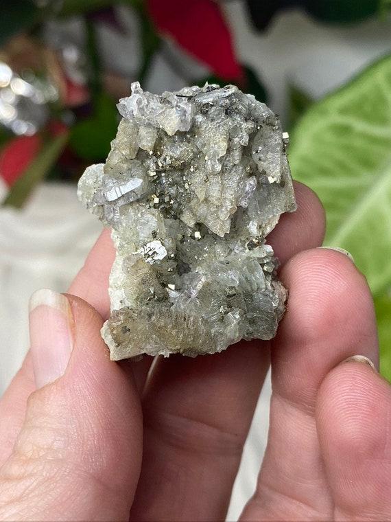 North Carolina Calcite with Quartz and Pyrite