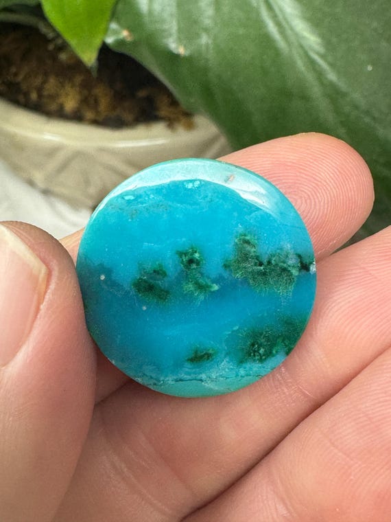 High Quality Gem Silica Round Cabochon~Inspiration Mine, Arizona~Nature Made Goods~Ledford’s Minerals