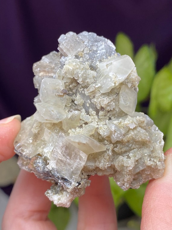 North Carolina Emerald Mine Calcite on Calcite with Rutile, Albite, and Mica