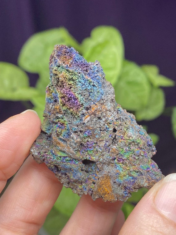 Colorful Graves Mountain Turgite with Iridescent Hematite