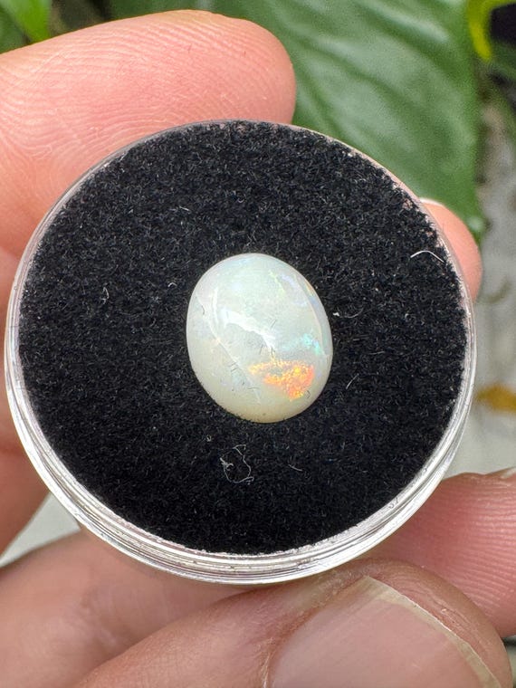 Beautiful Oval Ethiopian Opal Cabachon  Stone~Crystalline Dream Minerals ~Ledford's Minerals