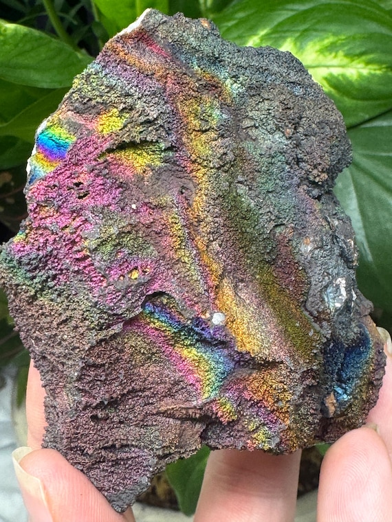 Graves Mountain Quartz with Iridescent Hematite~Ex Terry Ledford Collection~Nature Made Goods~Ledford’s Minerals
