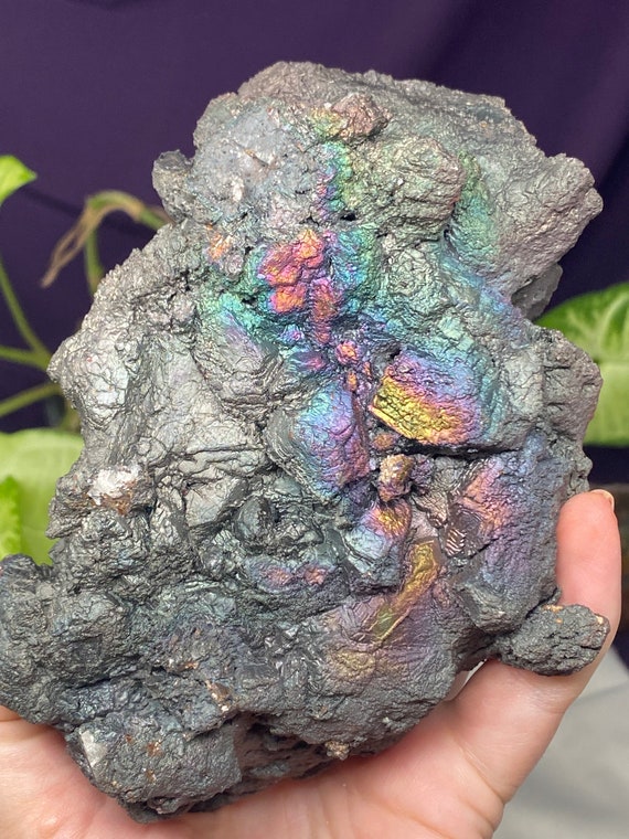 Colorful Graves Mountain Quartz with Iridescent HematiteEx Terry Ledford Collection~Nature Made Goods~Ledford's Minerals