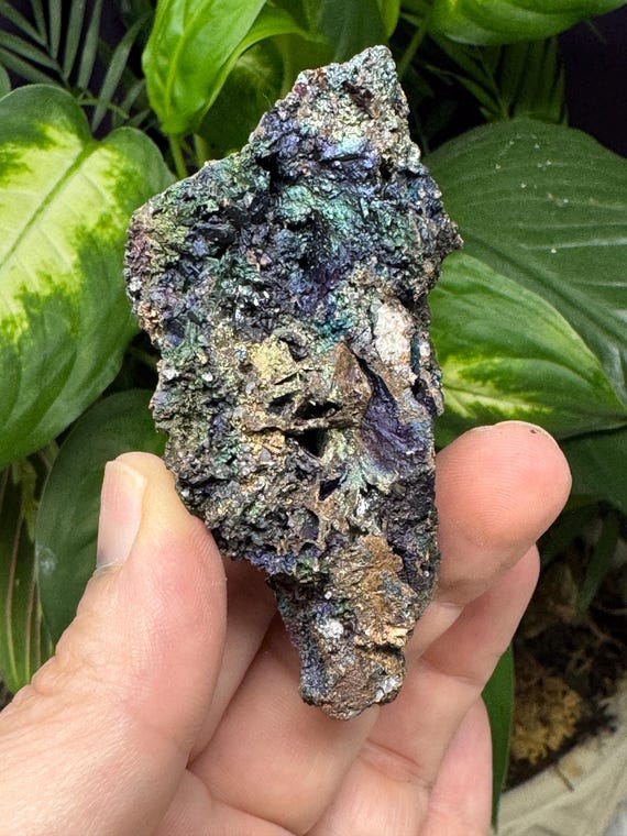 Colorful Graves Mountain Quartz, Mica, and Kyanite with Iridescent Hematite~Ex Terry Ledford Collection~Nature Made Goods~Ledford's Minerals