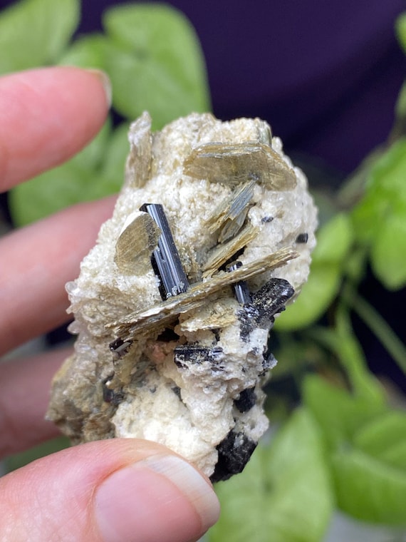 Albite and Feldspar with Rutile and Mica~Hiddenite, NC~NAEM~Ex Terry Ledford~Nature Made Goods ~Ledford’s Minerals