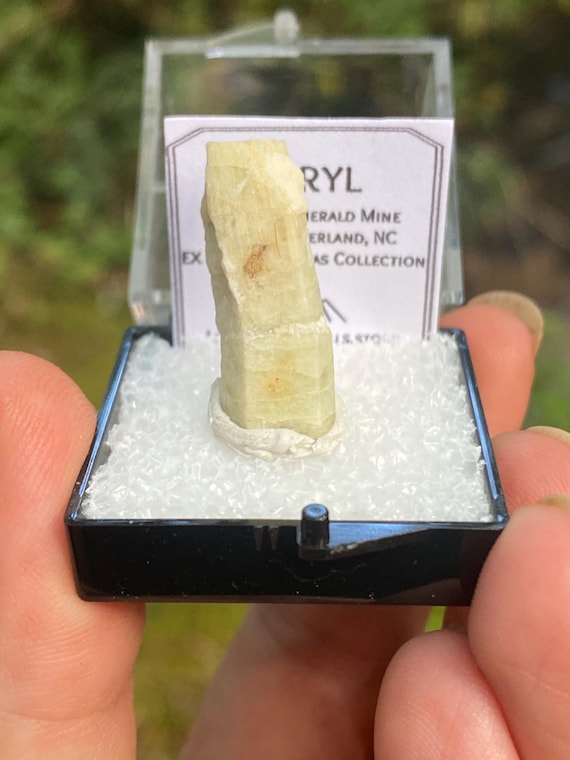 North Carolina Crabtree Emerald Mine Beryl Thumbnail Ex Thomas Luther Collection