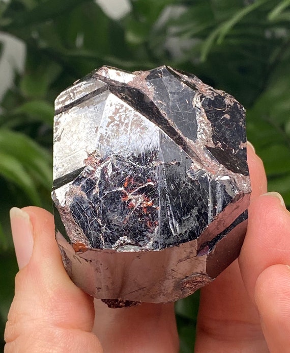 Red Rutile with “Drill Bit” Termination