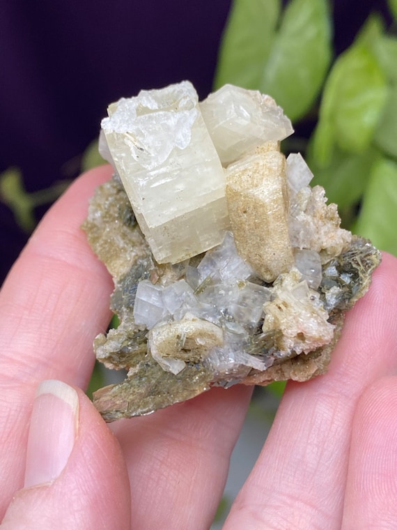 North Carolina Emerald Mine Calcite and Feldspar with Rutile and Mica
