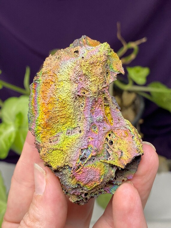 Colorful Graves Mountain Turgite with Iridescent Hematite