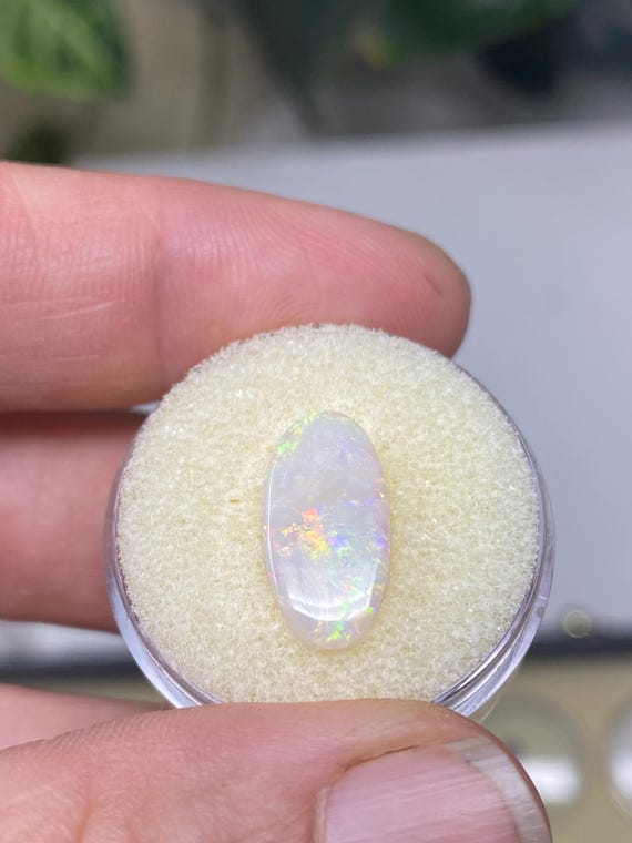 Beautiful Oval Ethiopian Opal Cabachon  Stone~Nature Made Goods~Ledford's Minerals