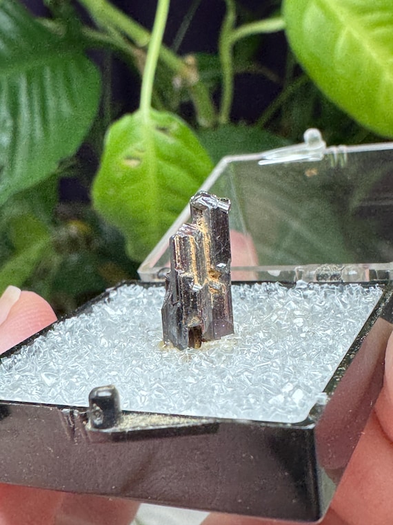 Hiddenite North Carolina Adams Farm Red Rutile Thumbnail~Ledford’s Minerals