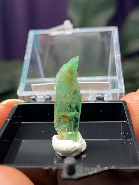 Rare Saturated Chromium Green North Carolina Hiddenite Crystal