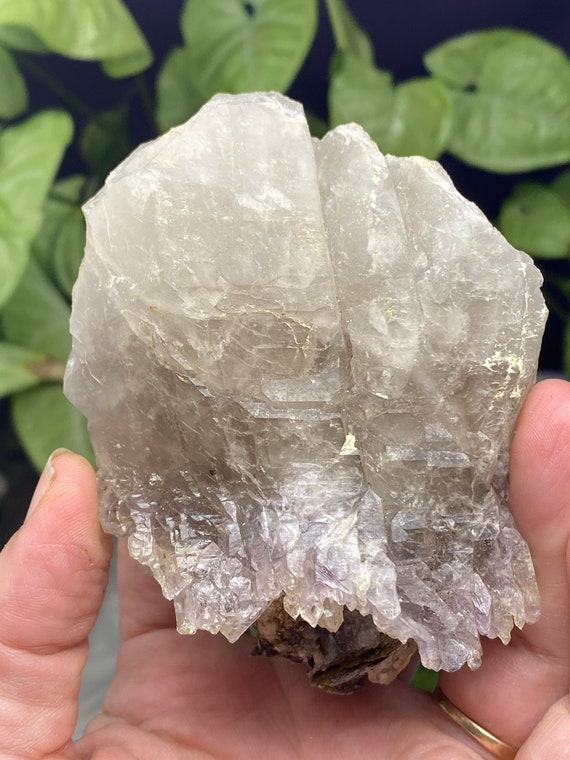 North Carolina Quartz with Amethyst Skirting and Rutile