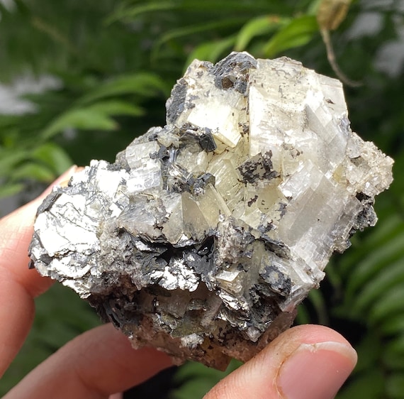 Mica with Calcite and Rutile
