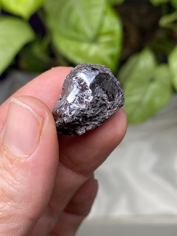 Lustrous Georgia Graves Mountain Rutile with Iridescent Hematite