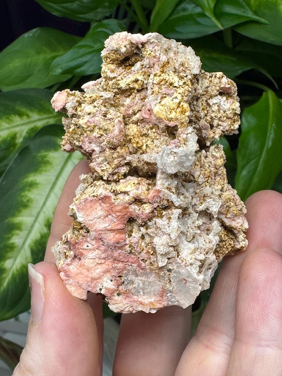 Pink Feldspar Quartz Matrix - Woodlawn Quarry Mineral Specimen